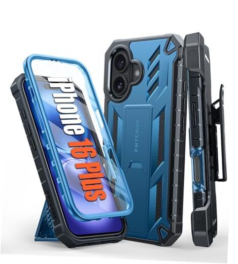 for iPhone 16 Plus Case: Military Grade for iPhone 16 Plus (6.7 inch) Blue-Z