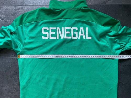SENEGAL NATIONAL TEAM 2020 FOOTBALL 1/4 ZIP TRAINING TOP JACKET GREEN PUMA sz L - Picture 11 of 12