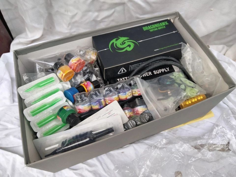 Kit tatuaggi tattoo Dragonhawk usato - Imagen 3 de 4