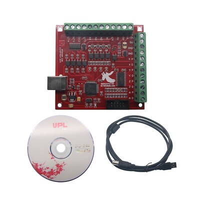 CNC USB MACH3 100Khz Breakout Board 4 Axis Interface Driver Motion Controller