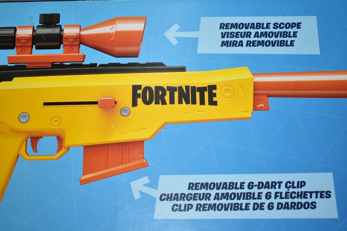 Nerf Fortnite BASR-L ボルトアクション Nerf Fortnite BASR-L Bolt-Action Blaster with 12 Darts, Kids