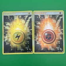 Pokémon Cards Fighting Energy 10/106 And Lightning Energy 104/106 Holo Emerald on eBay