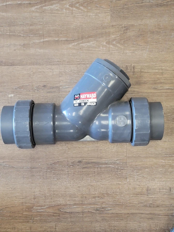 HAYWARD YC10400PE 4 英寸 PVC Y 止回阀双联盟 — 第 4/4 张图片