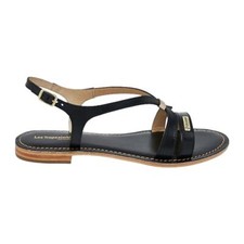 LES TROPEZIENNES PAR M.BELARBI  SANDALO DONNA IN PELLE NERO HAMOON