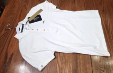 Equiline, New, short sleeve show shirt, white, Large, MSRP $189