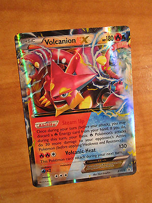 LP Pokemon VOLCANION EX Card BLACK STAR PROMO Set XY173 Ultra Rare Battle  Tin | eBay