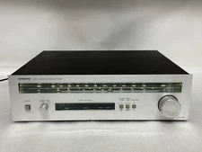 Vintage 1980 Onkyo T-4040 ~ Synthesized AM/FM Stereo Tuner ~ Made in Japan