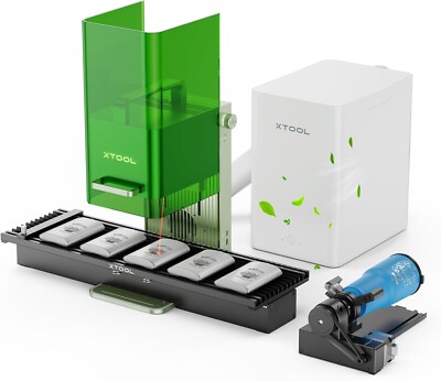 xTool F1 Deluxe Bundle with Slide Extension, Rotary Extension and Smoke Purifier