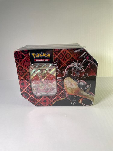 Pokemon Paldean Fates Shiny Charizard EX Tin Scarlet & Violet Factory Sealed