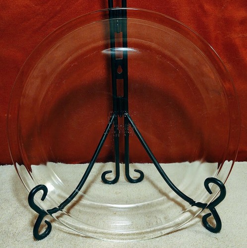 Vintage PYREX 209 Clear Glass Curved Rim 9"/23cm PIE PLATE - Made In USA - Picture 3 of 6