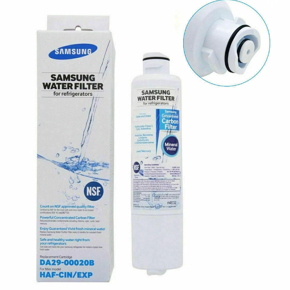 DA29-00020B 1-4 Pack SAMSUNG Hafcin HAF-CIN/EXP Fresh Refrigerator Water Filter - Image 4 of 4