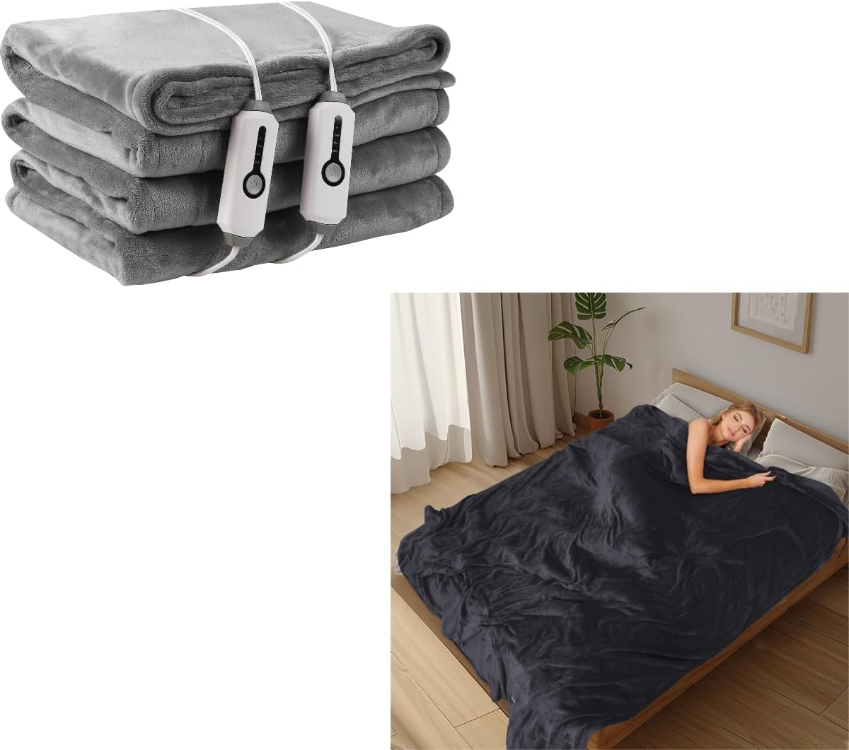 Electric Heated Blanket Queen Size 84