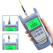 FiberOptical power meter -70~+10dbm Fiber Teste 800~1700nm  2.5mm interface SC/F