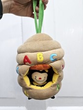 Melissa and Doug Kid's Musical Pull Beehive Plush Crib Toy Bee Hive