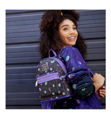 Disney Parks Loungefly Hocus Pocus Halloween 2021 Mini Backpack Purple Disney Parks Loungefly Hocus Pocus Halloween 2021 Mini  main image 3