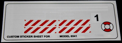 Custom Aufkleber für 6541 Replacement Sticker Sheet 