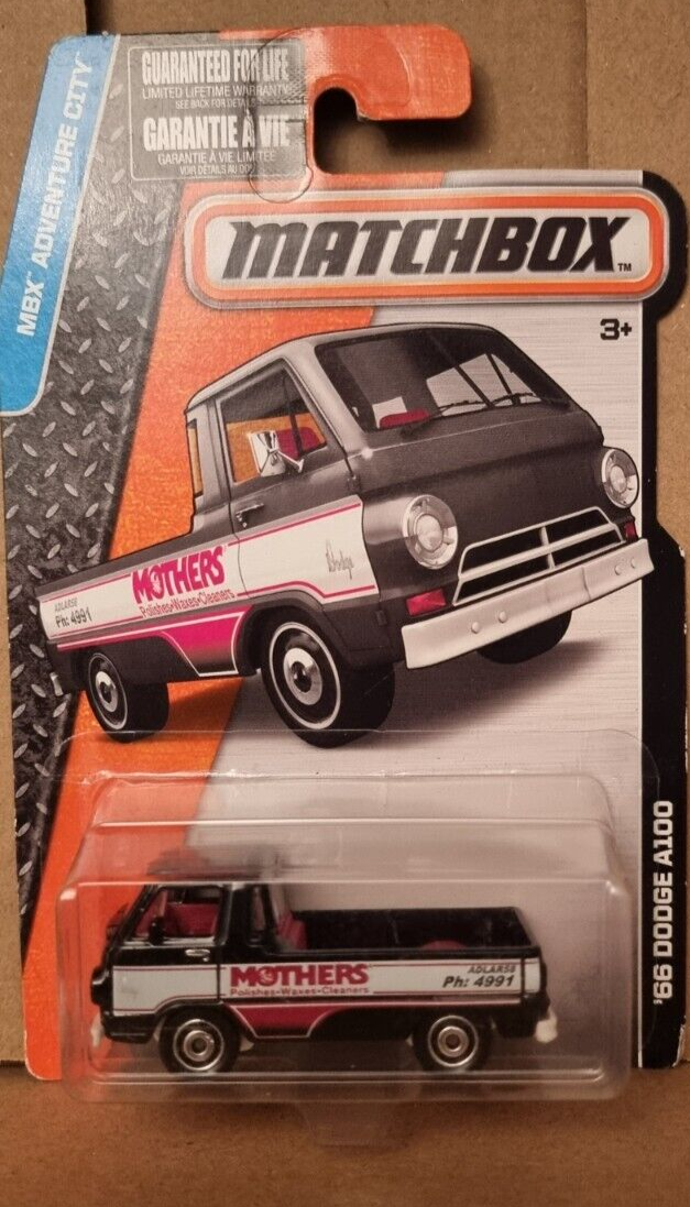 MATCHBOX  '66 DODGE A100 Pick up NEW ON CARD  Mother Livery