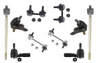 Suspension & Steering Kit Ball Joints Sway Bar Links Tie Rods Front Both Side