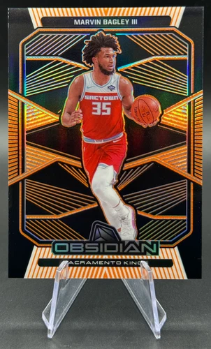 2019-20 Marvin Bagley III /50 Panini Obsidian Electric Etch Orange #92 | Kings