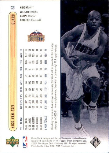2001-02 Upper Deck 🏀 YOU PICK #2 - #437 🏀 NBA Cards SP RC Base Commons Stars - Photo 44 sur 238