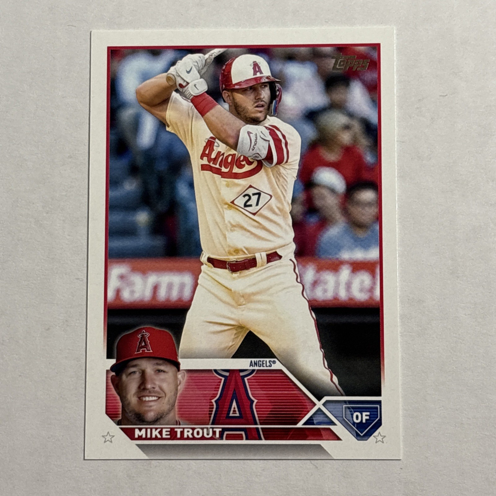 2023 Topps Series 1 Mike Trout #27