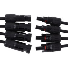 2er-Set Solarmodul Photovoltaik Y-Verzweigungskabel Parallelkabel