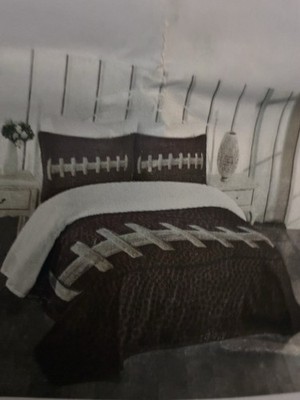 Premium Queen Bedspread Football