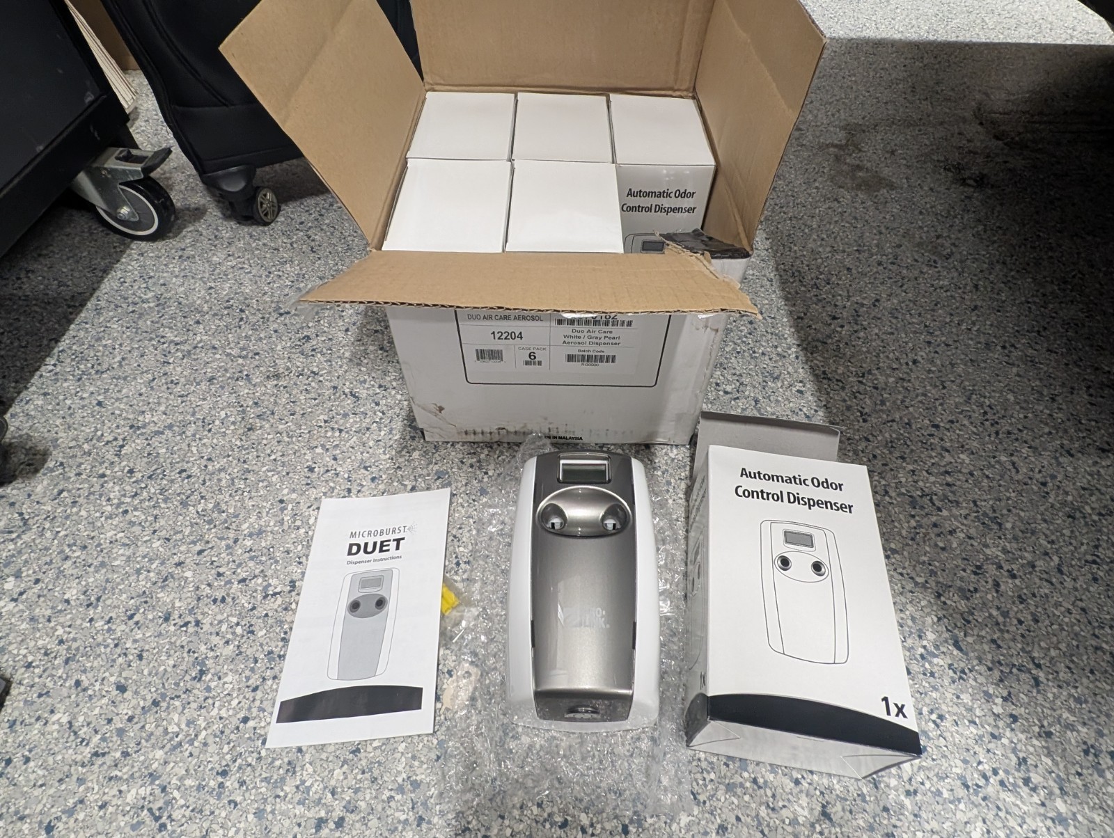 Case Lot Of 6 Pro Link Commercial Microburst Duet Odor Control Dispensers NEW