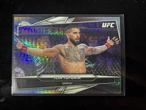 Ilia Topuria [Refractor] #1 2026 Topps Chrome UFC card