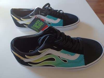 Vans Old Skool Flame (glow in the dark) - Gr. 39 - NEU