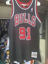 Dennis Rodman 91 Chicago Bulls Swingman Jersey SZ M