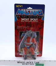 Snout Spout 12-Back Masters of the Universe MOTU 1985 Mattel Figure NEW SEALED