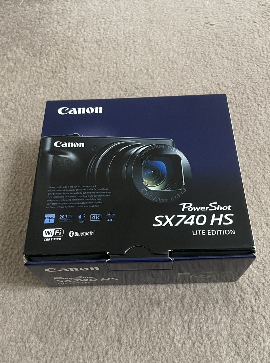 Canon PowerShot SX740 HS Lite Edition Digitalkamera schwarz – schneller Versand