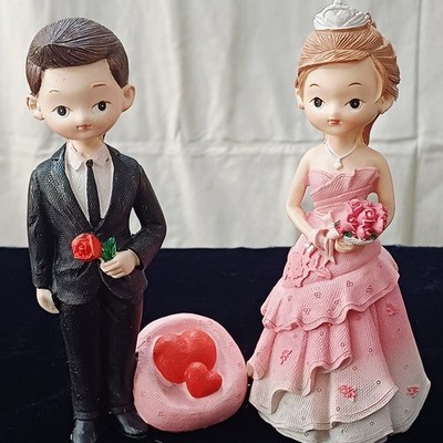 Marriage Couple Figurine Set,Wedding Anniversary Home Decor & Gift