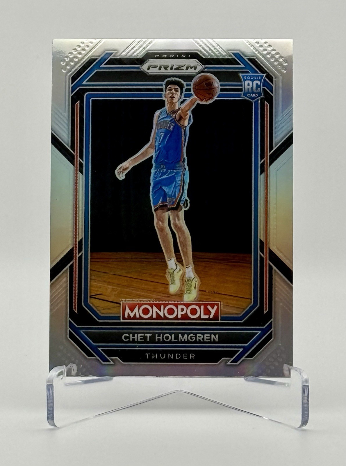 2022-23 Panini Prizm Monopoly - Chet Holmgren #63 Silver Prizm (RC)