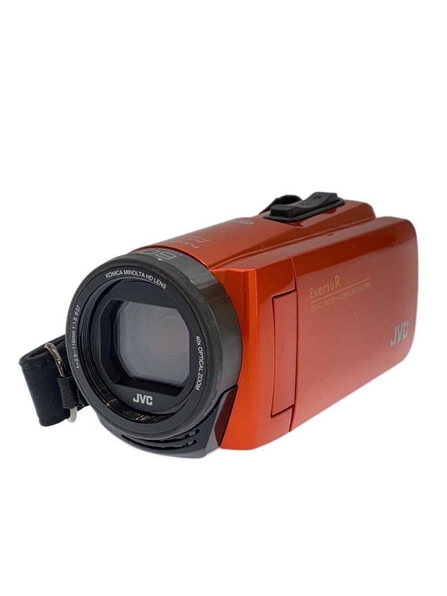 JVC Kenwood Camcorder Everio R GZ-RX680-d [Blood Orange] Scratched Used