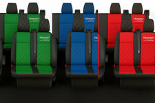 FORD TRANSIT CUSTOM CREW CAB SEAT COVERS LEATHERETTE (2014 - 2023)