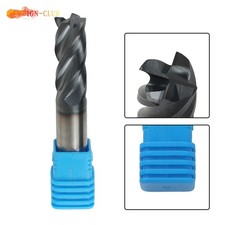 1/2" 4 FLUTE VARIABLE HELIX CARBIDE END MILL .030 RADIUS TiALN COATED