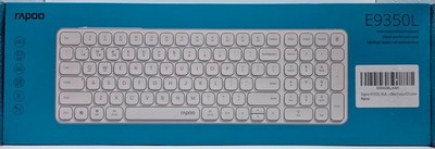RAPOO E9350L-Key Multi-Device Wireless Keyboard Rechargeable for PC Laptop   NEW