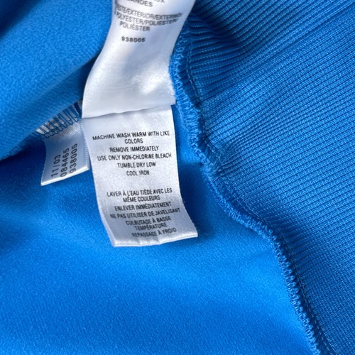 VTG Adidas Track Jacket Men XL Blue White Full Zip Trefoil Spellout SST Original by Adidas, Size XL, $39.99 - Photo 10