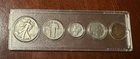 90% Silver Coin Lot 1940 Walking Liberty Half Dollar 1930 Liberty Quarter & Dime