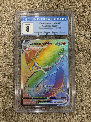Centiskorch VMAX graded CGC 8 for sale on eBay