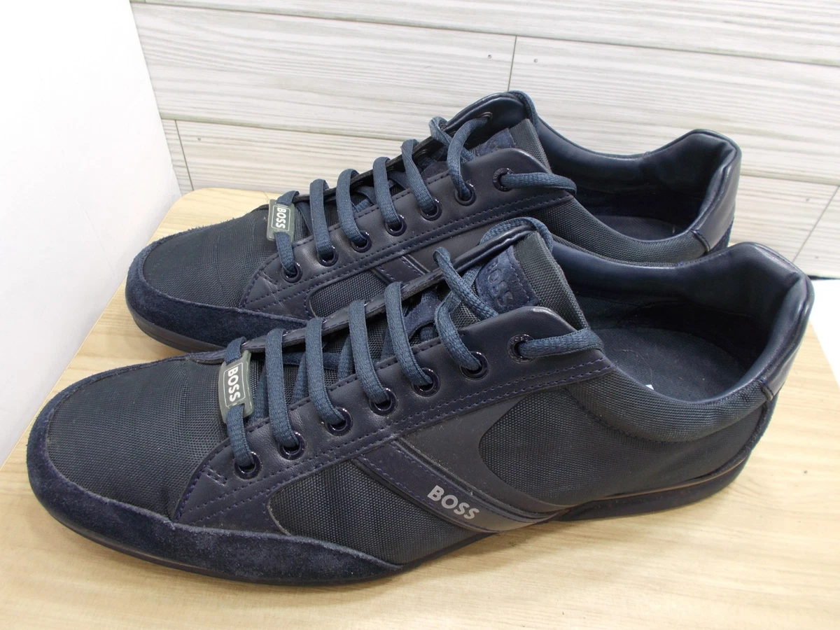 HUGO BOSS Leather Upper Blue Casual Shoes for Men for sale | eBay