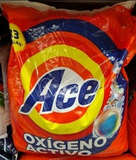 ACE POWDER DETERGENT ( DETERGENTE POLVO ) - BIG  BAG OF 126 OZ  (3.56 KILOS).