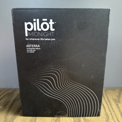 doTERRA Pilot Midnight Portable Diffuser Brand New W/ Car Adapter, Cord & Case!