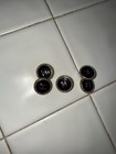 Black & Gold Round Shank Buttons Lot of 6 (3 Matching Pairs) for Blazers CHANEL — photo 4