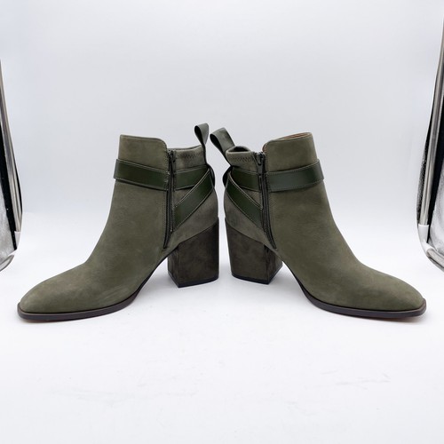 Vionic Tenley halbhoher Schaft Damen-Stiefeletten Größe 7,5 olivgrün Wildleder - Bild 4 von 9