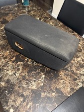 04-11 Ford Ranger Mazda B Center 2-bolt Console Arm Rest Black Cloth Oem