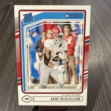 Jase McClellan 2024 Donruss Rated Rookie #375 Atlanta Falcons