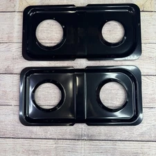 WB34K10009 WB34K10010 Drip Pans Cooktop Replacement Parts for GE Stove Double Bu